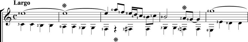 Rest in bass note on beat 2 of measure 3 in Air on G String