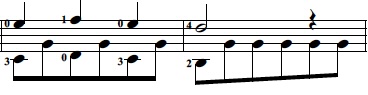 An optional upper voice rest from Giuliani's Andantino from Le Papillon