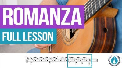 Classical Guitar Solo: Romanza - Part 2