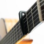 Capo on third fret of classical guitar