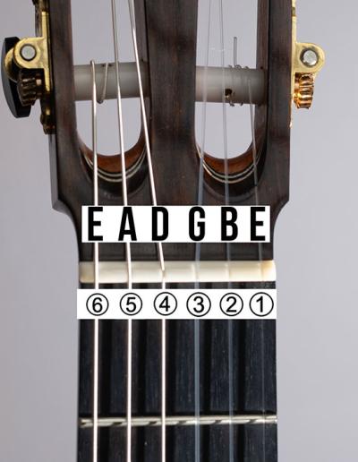 Guitar String Numbers and Names