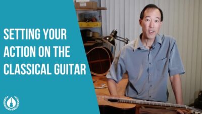 Setting your action on classical guitar